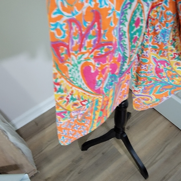 Lauren Ralph Lauren Marble Paisley print top 1XL NWT Women's - Picture 10 of 12